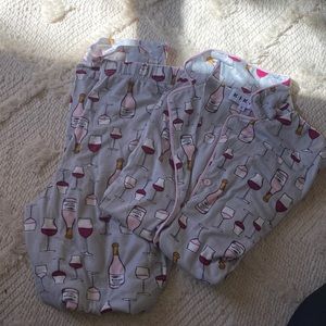 Wine pajama set